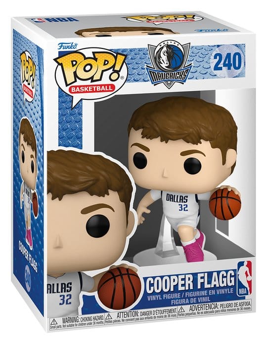 WNBA Legends Pop! Figura Vinyl Sports Mavericks- Cooper Flagg 9 cm