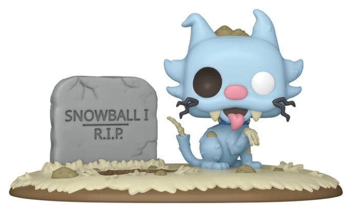 Los Simpson Figura POP! Deluxe Vinyl Zombie Snowball 9 cm Frikytopia
