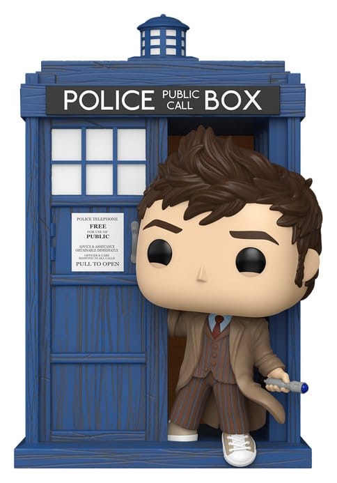 Doctor Who POP! Rides Deluxe Vinyl FiguraTenth Doctor with TARDIS 9 cm Frikytopia