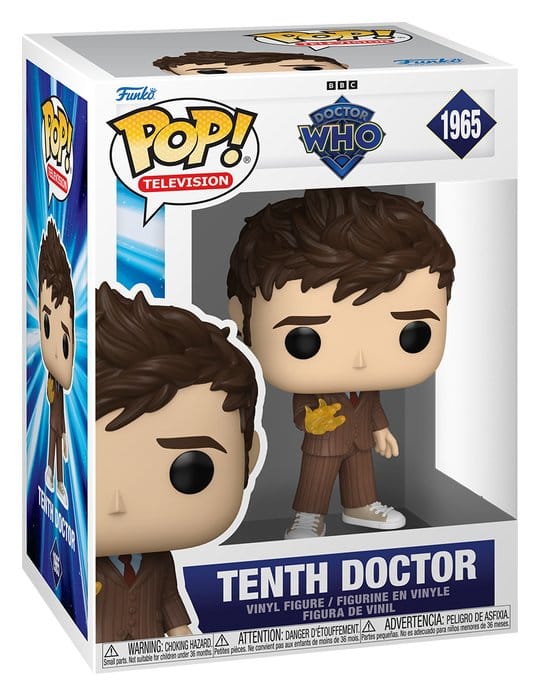 Doctor Who Figura POP! Television Vinyl Tenth Doctor 9 cm