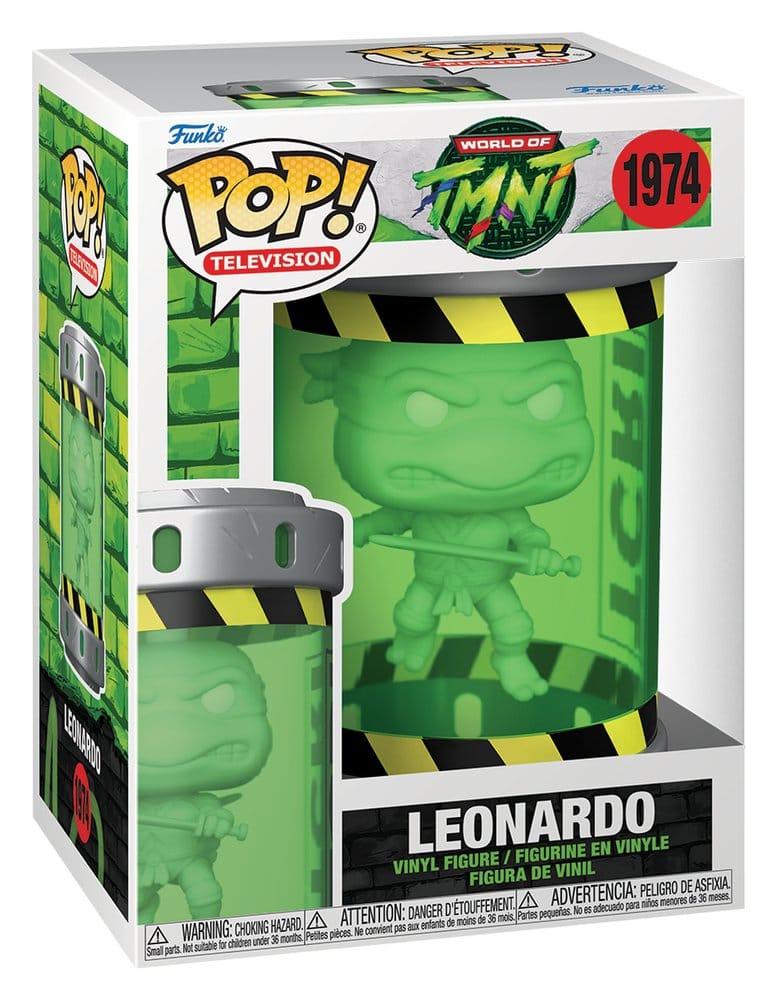 Tartarugas Ninja Figura Pop! Vinyl Vinil Leonardo 9 cm