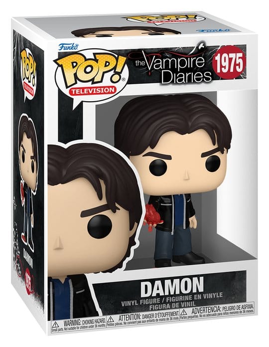 Vampire Diaries POP! Animation Vinyl Figuren Damon w/Chase 9 cm Surtido (6)