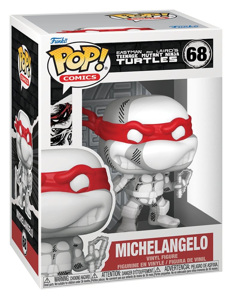Tortugas Ninja Figura POP! Vinyl Michelangelo 9 cm