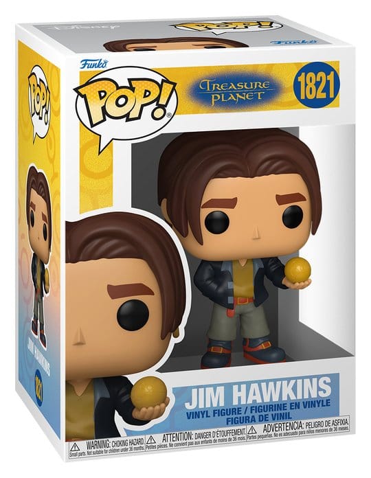 O Planeta do Tesouro Pop! Figura Vinyl Disney Jim Hawkins 9 cm