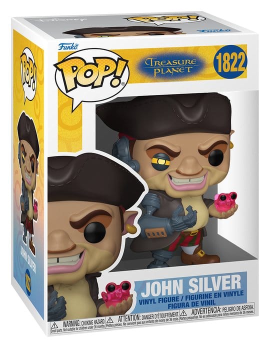 O Planeta do Tesouro Pop! Figura Vinyl Disney John Silver 9 cm
