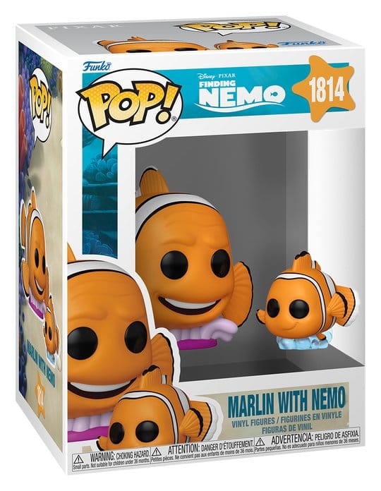 Buscando a Nemo POP! & Buddy Vinyl Figura Marlon w/Nemo 9 cm