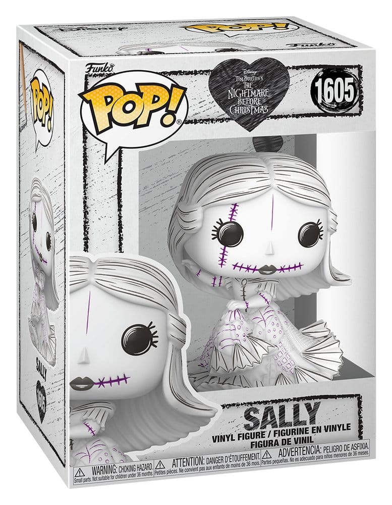 Pesadilla Antes de Navidad POP! Disney Figura de Vinil Valentine's Day 2027 Sally (Sketched) 9 cm