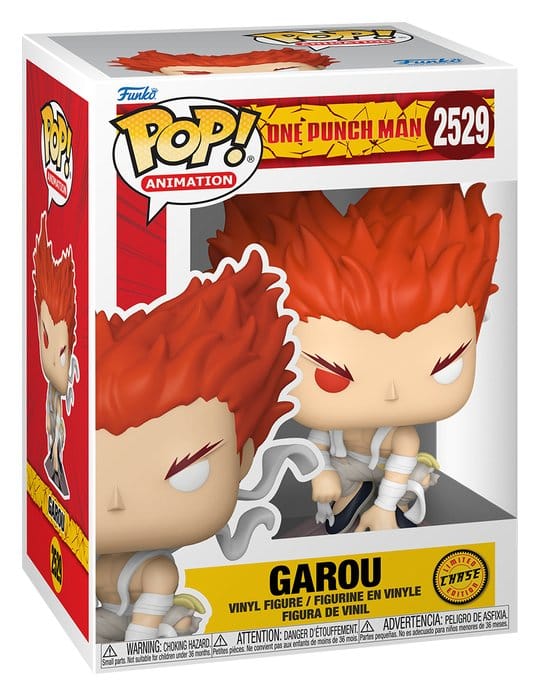 One Punch Man POP! Animation Vinyl Figuren Garou w/Chase 9 cm Surtido (6)