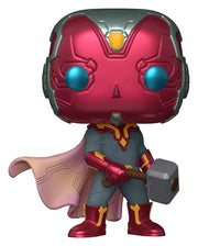 Marvel POP! Comics Vinyl Figura Vision with Mjolnir 9 cm
