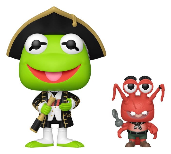 Los Teleñecos en la Isla del Tesoro POP! Pop! & Buddy Vinyl FiguraKermit & Polly 9 cm