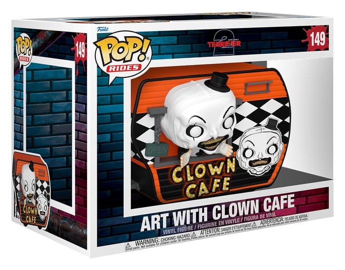 Terrifier POP! Rides Super Deluxe Vinyl Figura Café with Art 15 cm