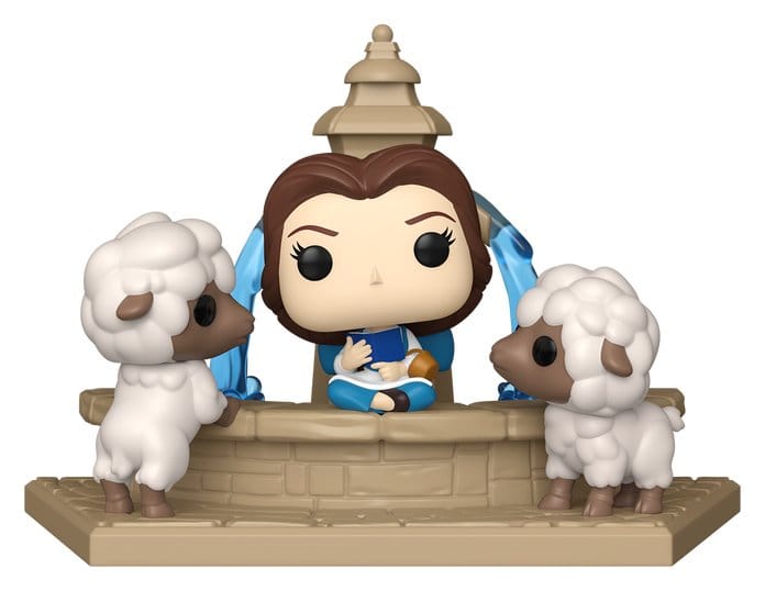 La bella y la bestia POP! Moment Vinyl Figuras Belle at Fountain 15 cm Frikytopia