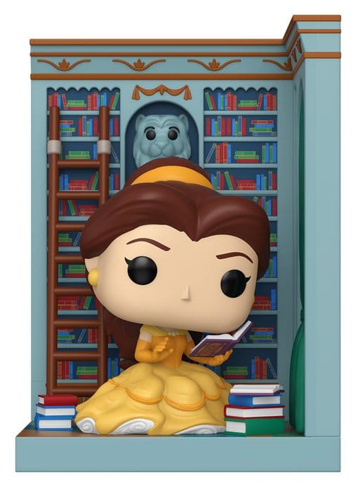 La bella y la bestia POP! Nooks Diorama de vinilo Belle in Library 16 cm