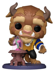 La bella y la bestia Figura POP! Premium Vinyl Beast with Enchanted Rose 15 cm