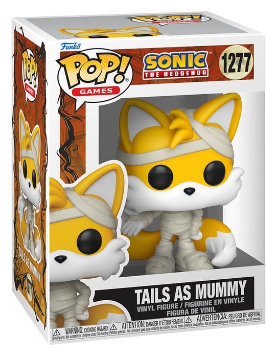 Sonic the Hedgehog Figura POP! Games Vinyl Mummy Tails 9 cm