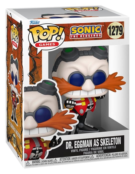 Sonic the Hedgehog Figura POP! Games Vinyl Skeleton Robotnik 9 cm