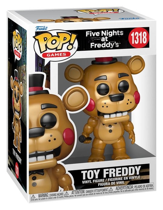 Five Nights at Freddy's Figura POP! Games Vinyl Toy Freddy(office pose) 9 cm