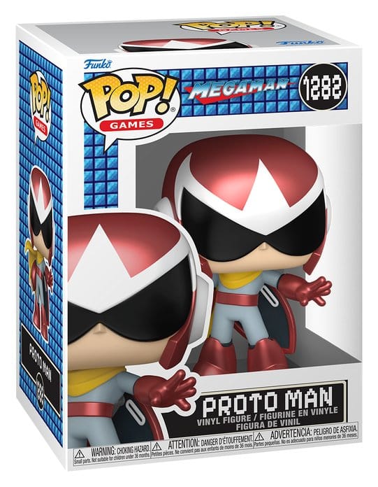 Mega Man Figura POP! Games Vinyl Proto Man 9 cm