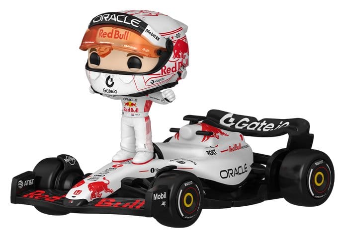 Fórmula 1 POP! Rides Super Deluxe Vinyl Figura Verstappen (White) 15 cm