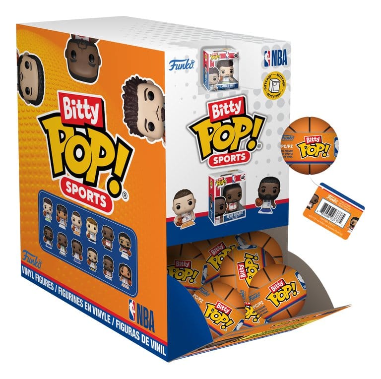 NBA Display de 24 Figuras Bitty POP! Single Vinyl PDQ 2,5 cm Frikytopia