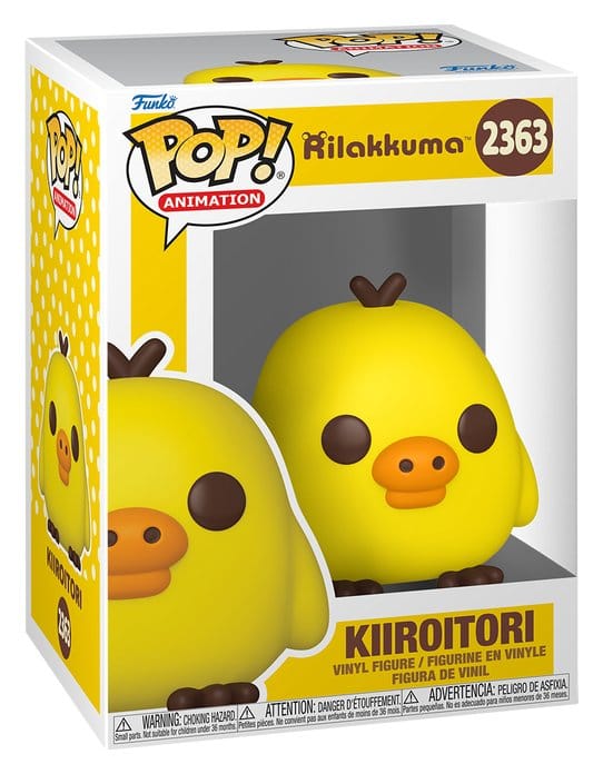 Rilakkuma Figura POP! Animação Vinil Kiiroitori 9 cm