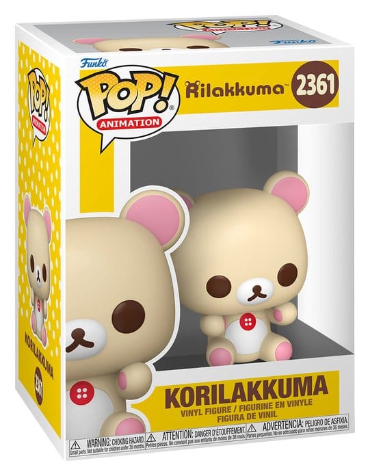 Rilakkuma Figura POP! Animation Vinyl Korilakkuma 9 cm
