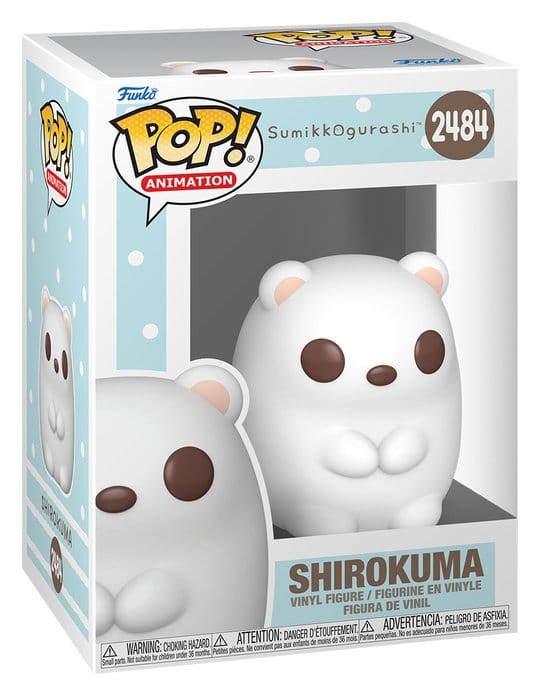 Sumikko Gurashi Figura POP! Animation Vinyl Shirokuma 9 cm
