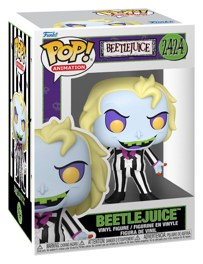 Beetlejuice (Animated) Figura POP! Animation Vinyl Beetlejuice 9 cm