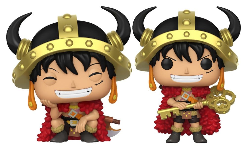 One Piece POP! Animation Vinyl Figuren Luffy w/Chase 9 cm Surtido (6)