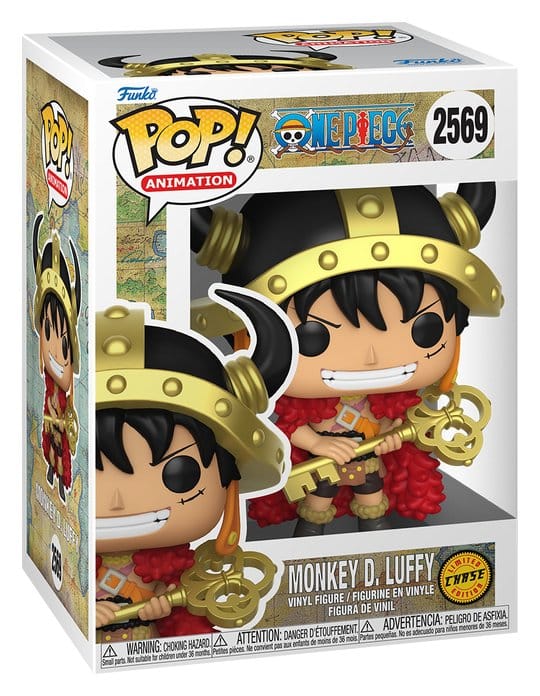 One Piece POP! Animation Vinyl Figuren Luffy w/Chase 9 cm Surtido (6)