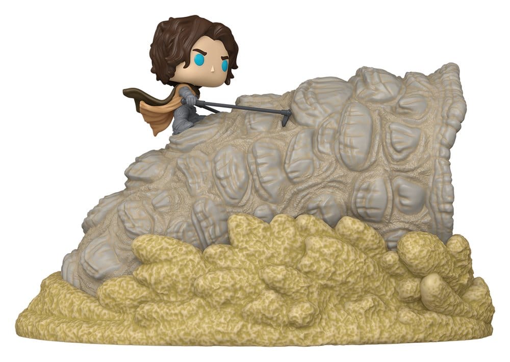 Dune: Part Three POP! Moment Vinyl Figuras Paul Atreides with Sandworm 9 cm Frikytopia