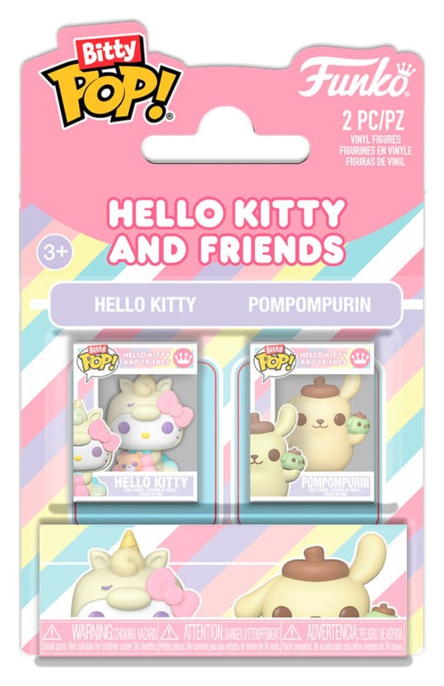 Sanrio Pack de 2 Bitty POP! Vinyl Figuras HK & PomPom 2 cm Frikytopia