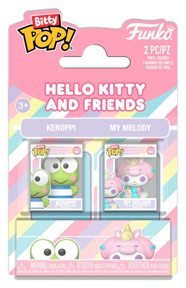Sanrio Pack de 2 Bitty POP! Vinyl Figuras K & MM 2 cm