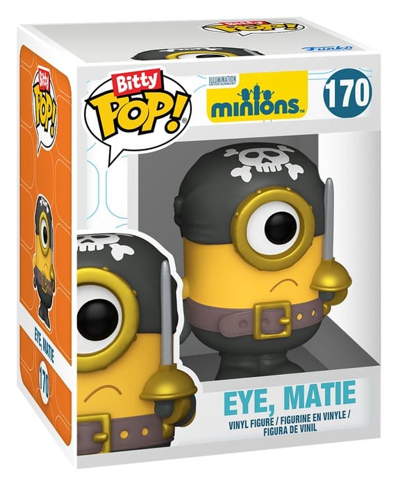 Blister 2 figuras Bitty POP Minions Kevin & Eye