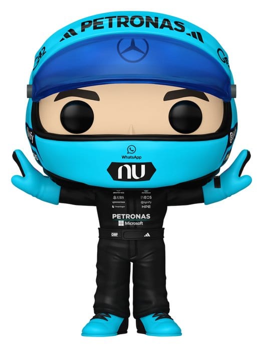 Formular 1 POP! Racing Vinyl Figura Mercedes Benz - George Russell (T-Pose) 9 cm Frikytopia