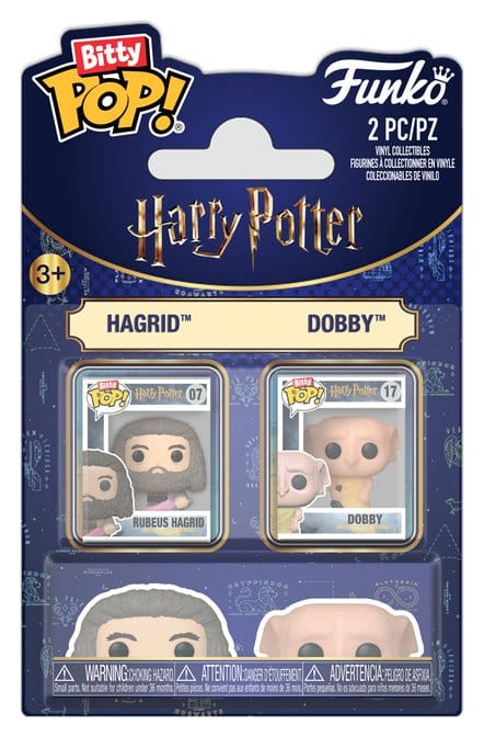 Harry Potter Pack de 2 Figuras Bitty POP! Vinyl Hagrid & Dobby 2 cm Frikytopia