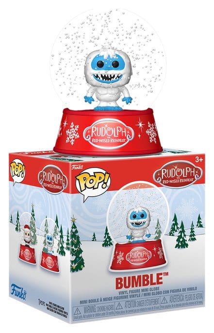 Rudolph, el reno de la nariz roja Mystery Minis bolas de nieve 12 pc 5 cm Expositor Blind Box (12)
