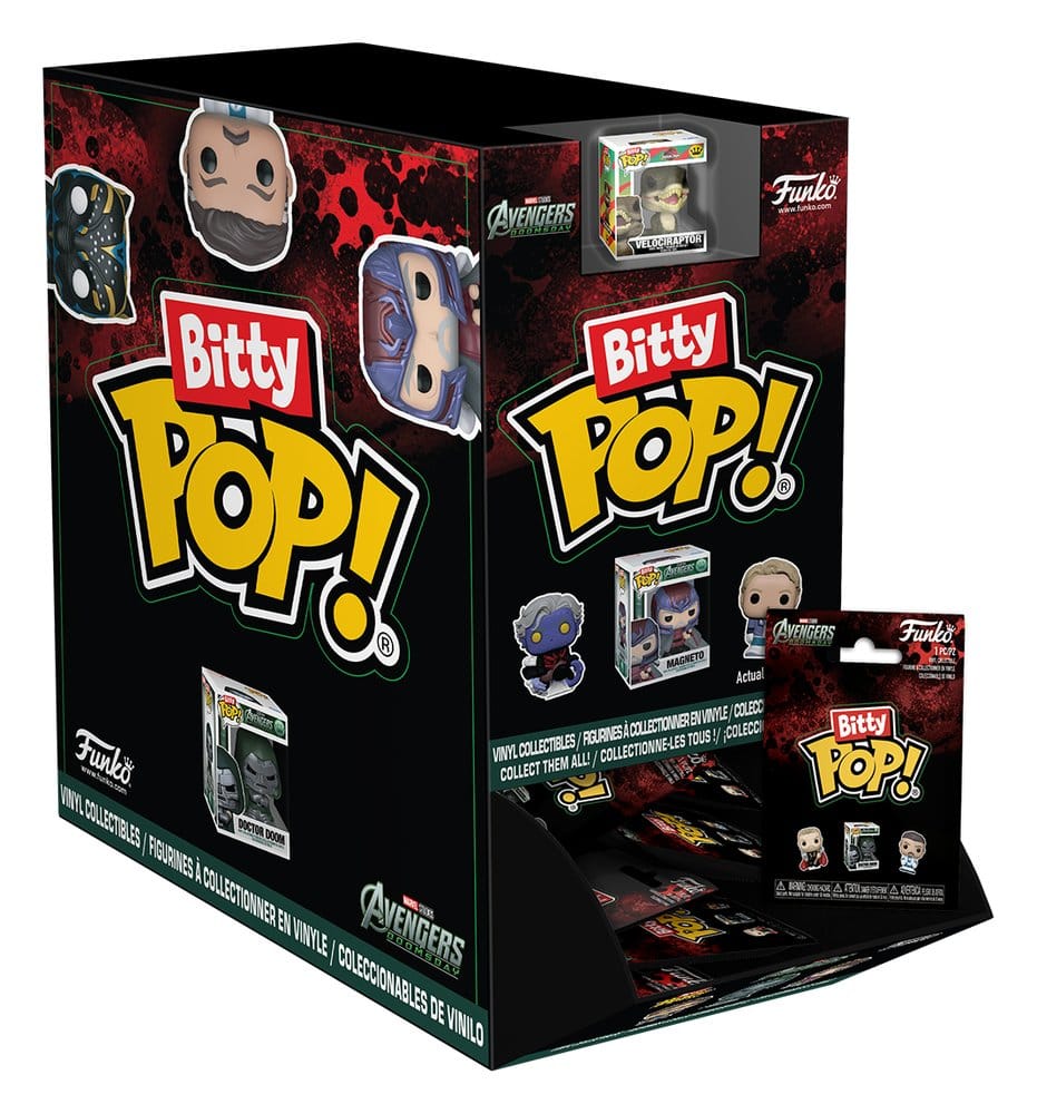 Avengers: Doomsday Display de 24 Figuras Bitty POP! Single Vinyl PDQ 2,5 cm Frikytopia
