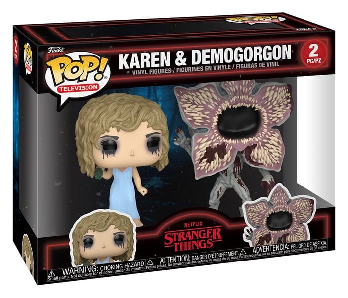 Stranger Things POP! Vinyl Figuras Karen & Demogorgon 2 cm