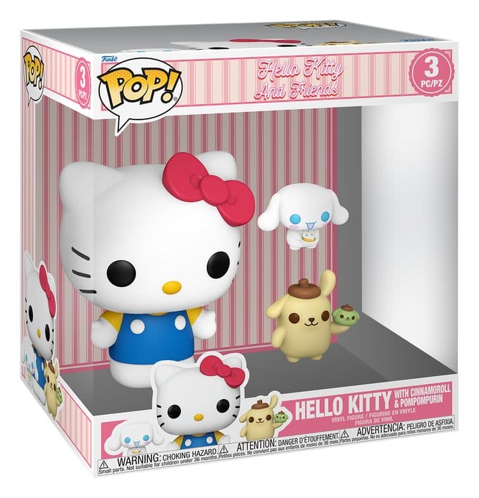 Hello Kitty Pack de 3 Figuras Super Sized Jumbo POP! Vinyl Bundle 25 cm