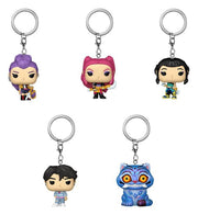 KPOP Demon Hunters POP! Porta-chaves Caixa Cega PDQ Expositor (12)