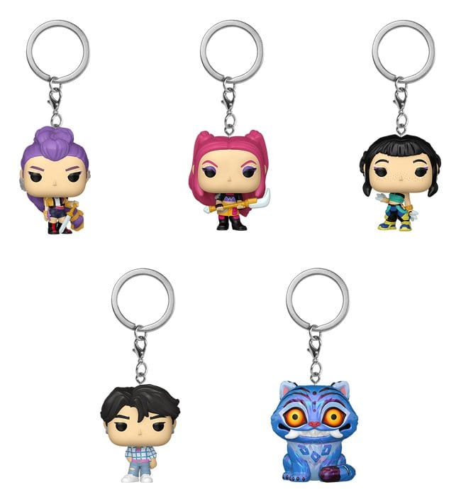 KPOP Demon Hunters POP! Porta-chaves Caixa Cega PDQ Expositor (12) Frikytopia