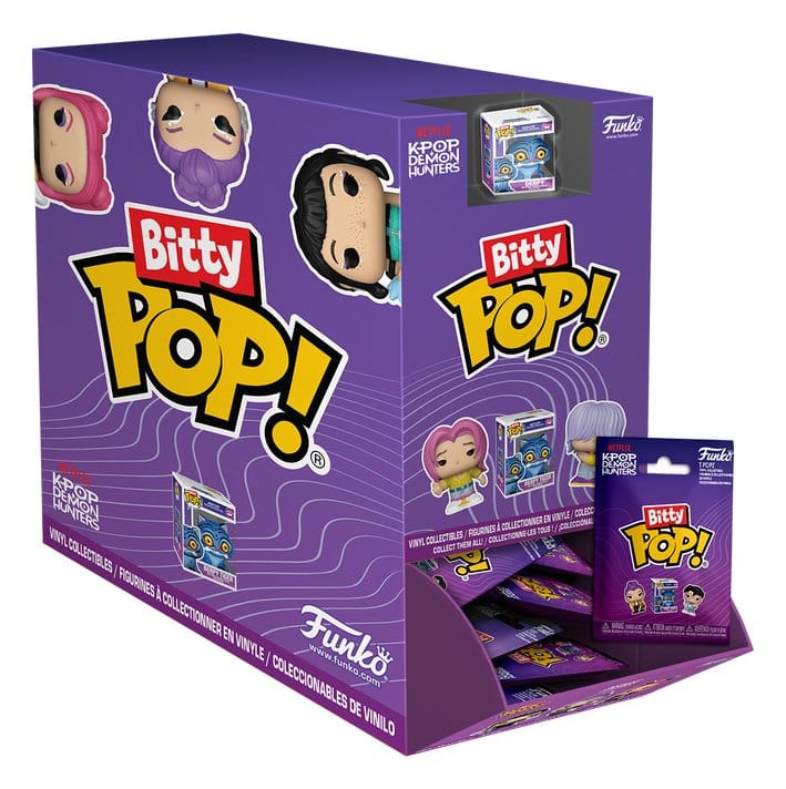 KPop Demon Hunters Display de 24 Figuras Bitty POP! Single Vinyl PDQ 2,5 cm