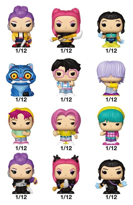 KPop Demon Hunters Display de 24 Figuras Bitty POP! Single Vinyl PDQ 2,5 cm