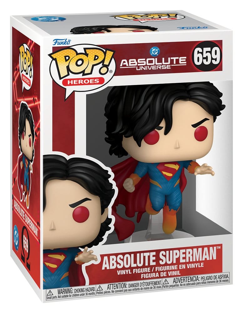 DC Comics POP! Comics Vinyl Figura Absolute Superman with Chase 9 cm Surtido (6)