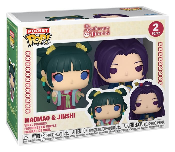 The Apothecary Diaries Pocket POP! figuras pack de 2 Maomao & Jinshi 4 cm