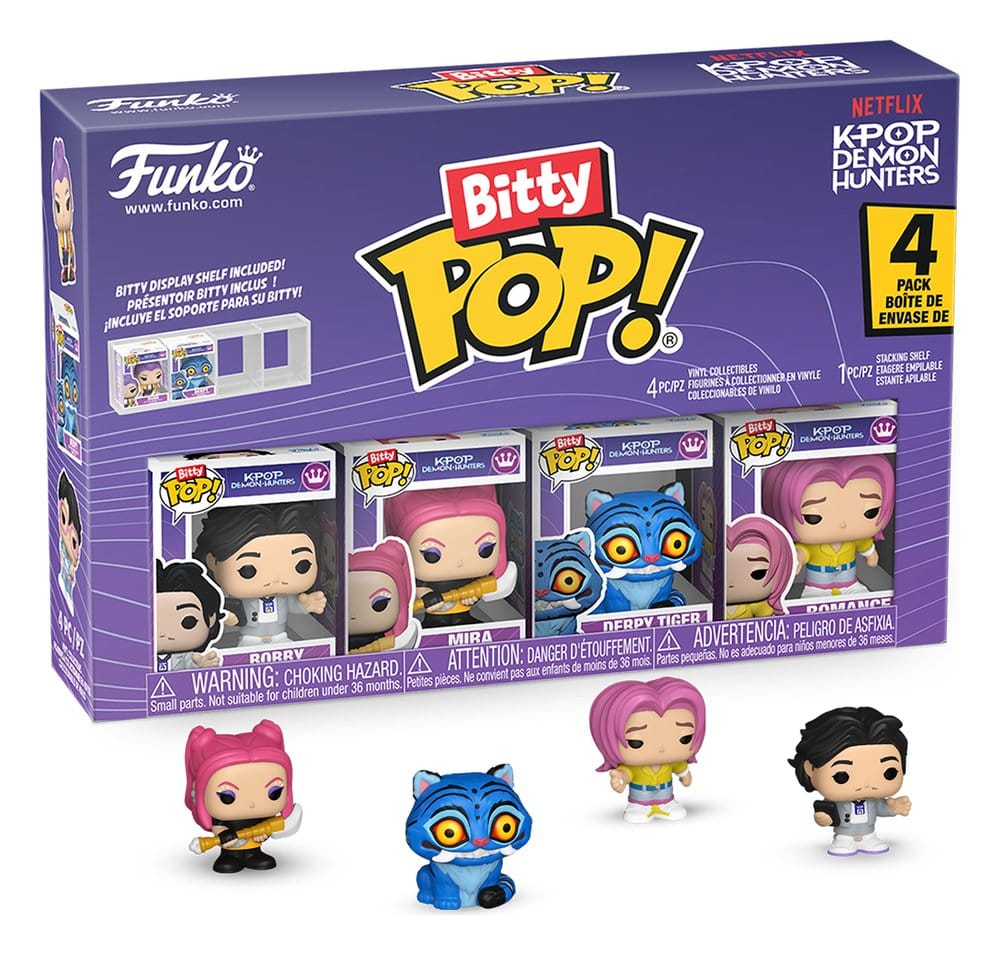 Netflix Bitty POP! Mini Figuras pack de 4 Mira 2 cm