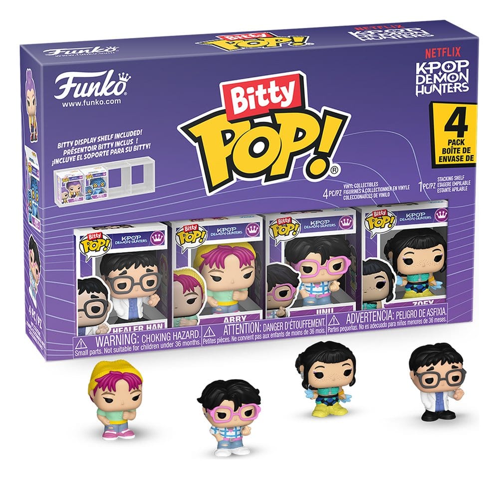 Netflix Bitty POP! Mini Figuras pack de 4 Zoey 2 cm