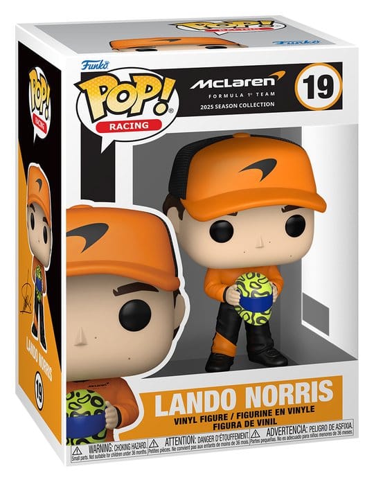 Formular 1 POP! Racing Vinyl Figura McLaren- Lando Norris 9 cm