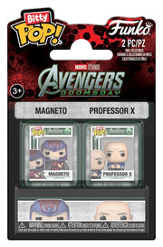 Marvel Bitty Pop! Pack de 2 Mini Figuras Magneto & Professor X 2 cm